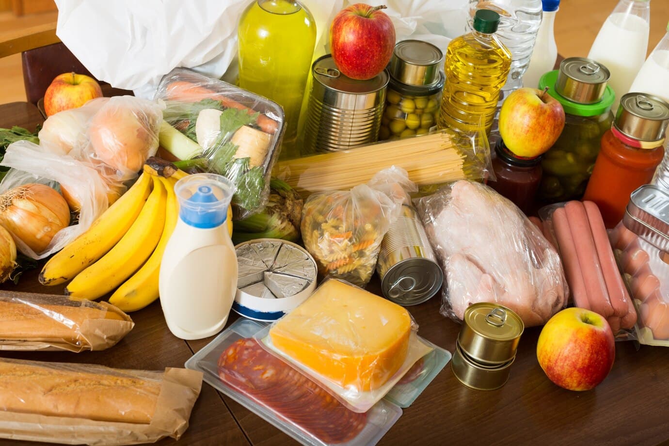 Produits d'épicerie variés